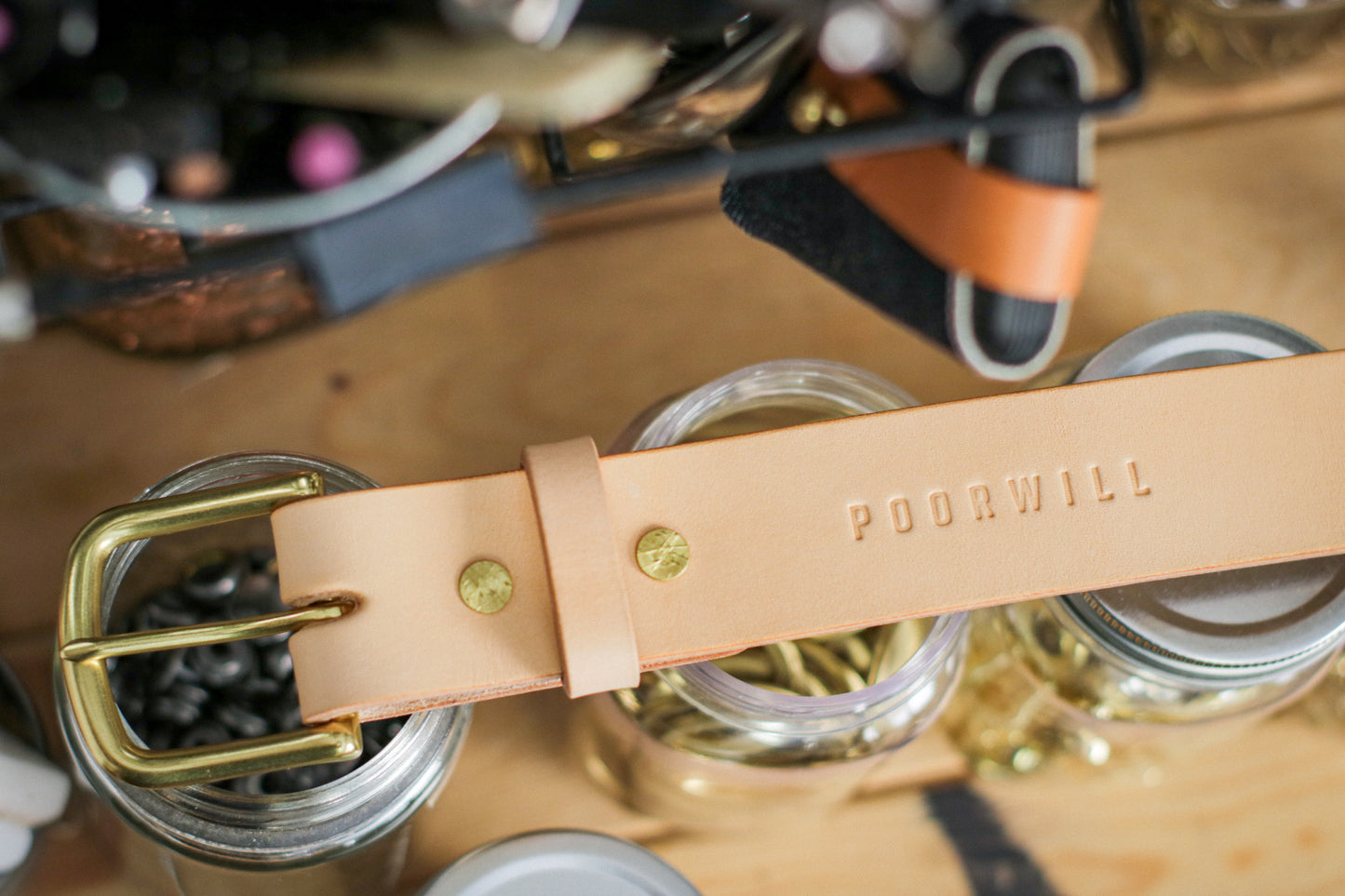 1.5” Leather Belt | NATURAL VEG-TAN