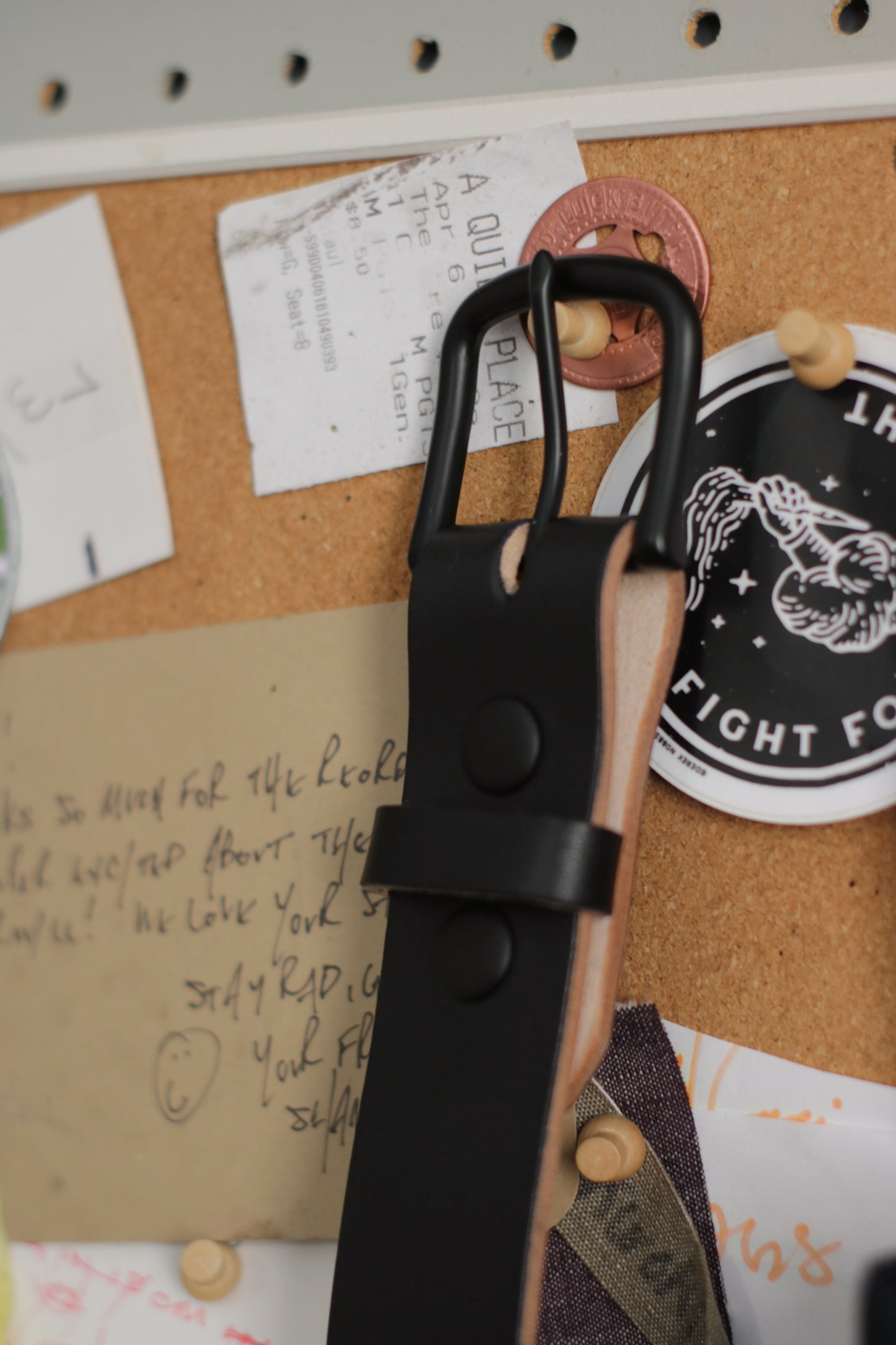 1.5" Leather Belt | HELLA BLACK