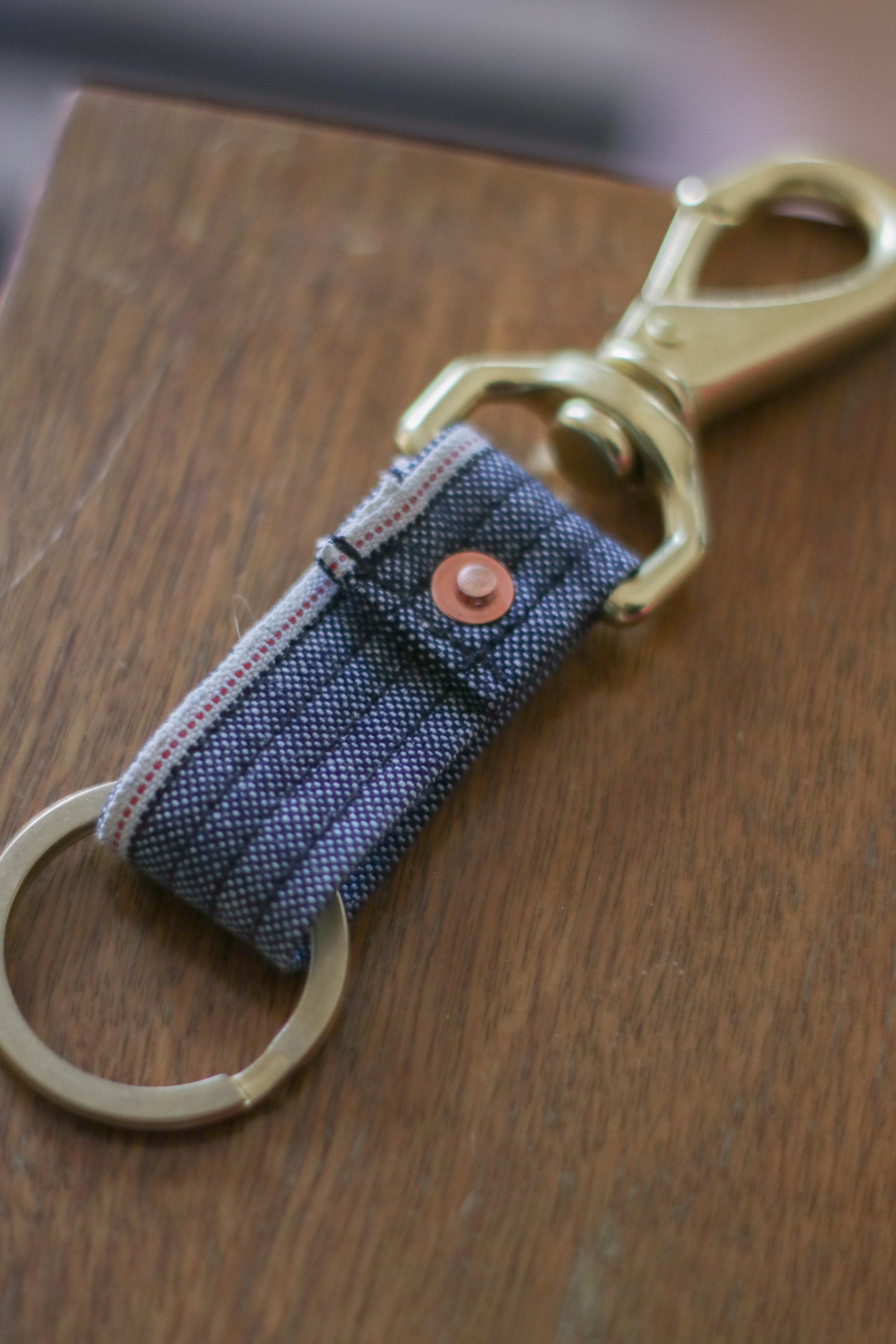 Selvedge Denim Keyfob | Plainweave Denim