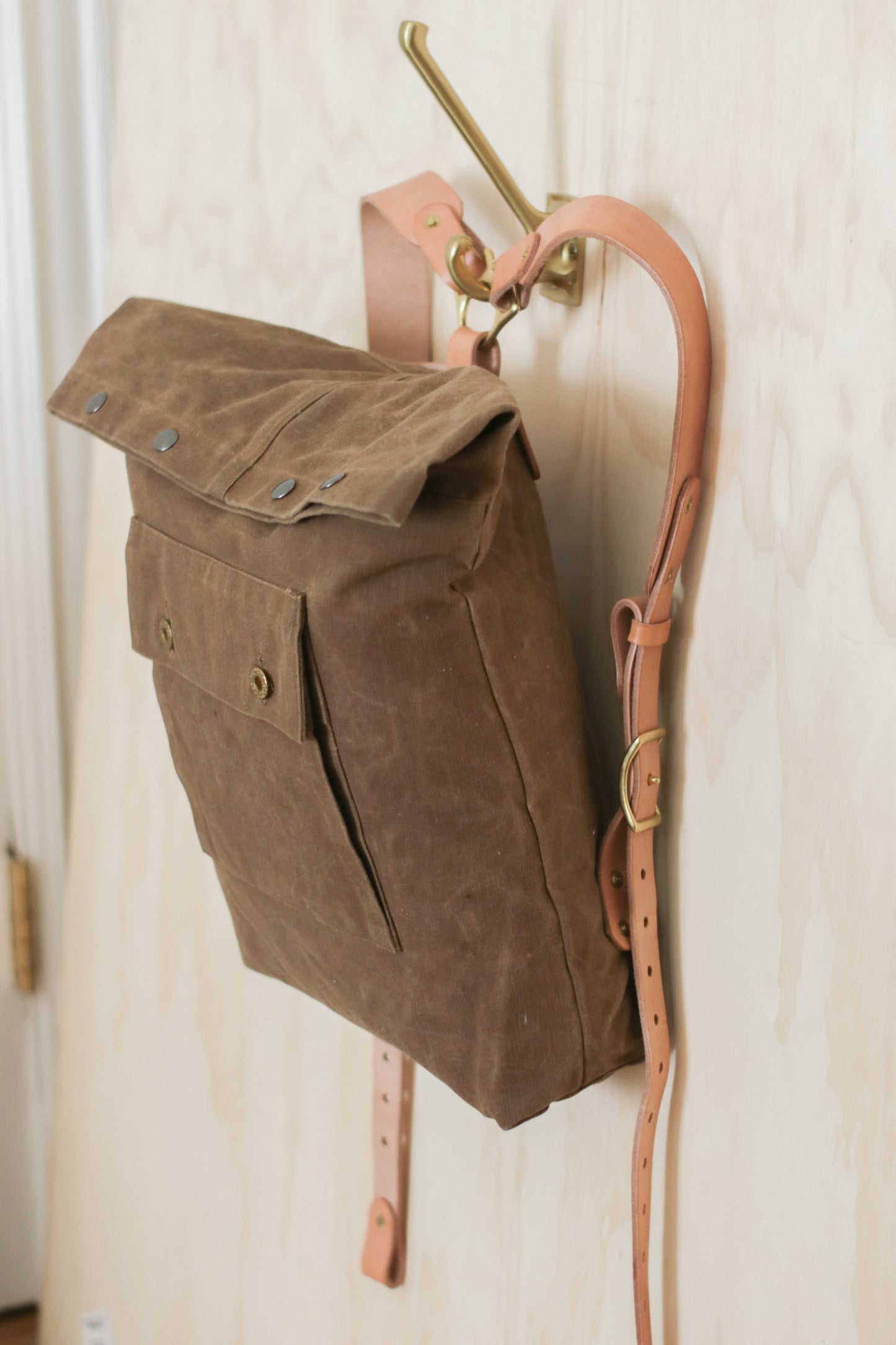 Canvas Fold-Over Backpack | WAXED U.S. Mt. VERNON
