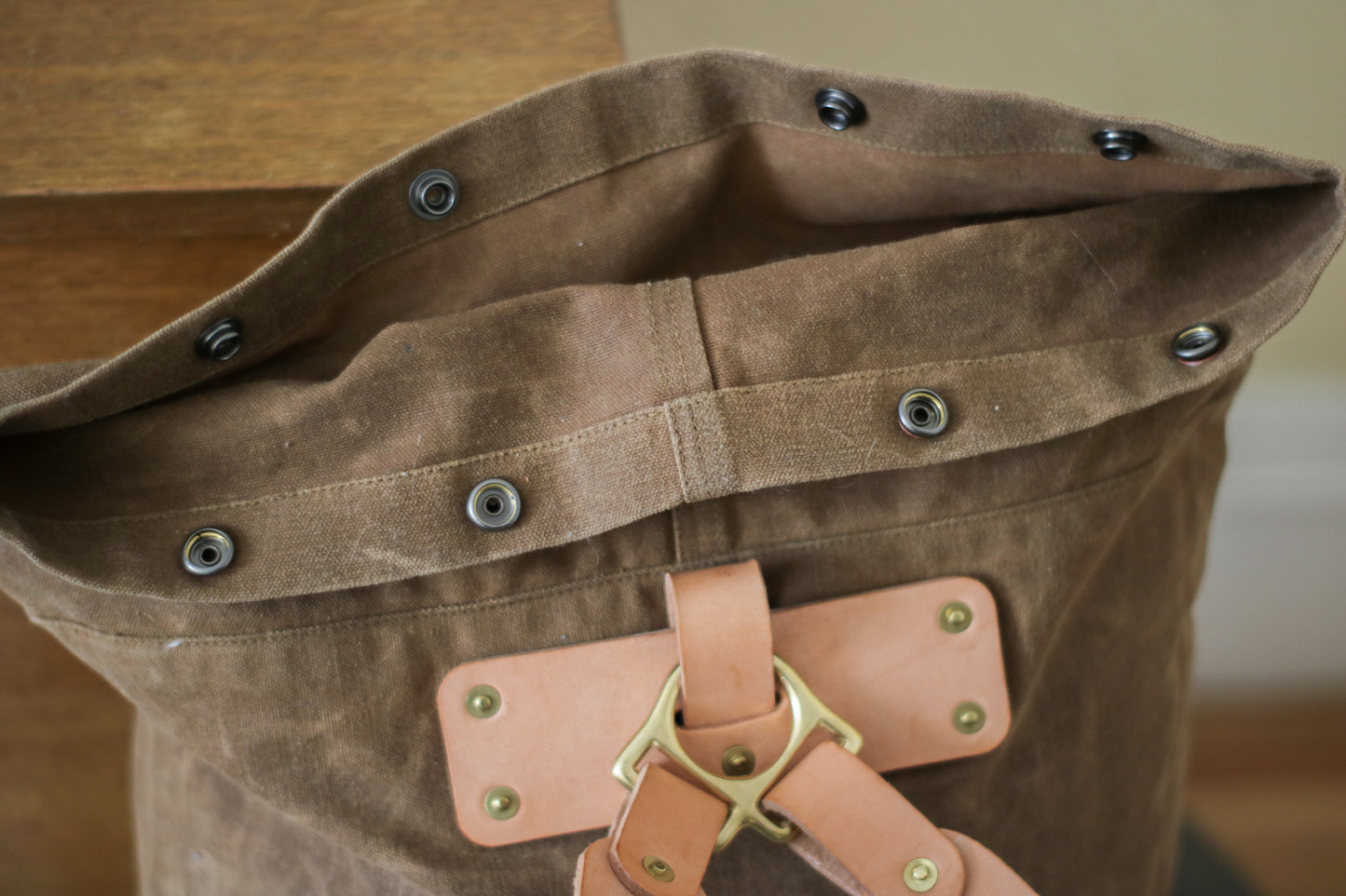 Canvas Fold-Over Backpack | WAXED U.S. Mt. VERNON