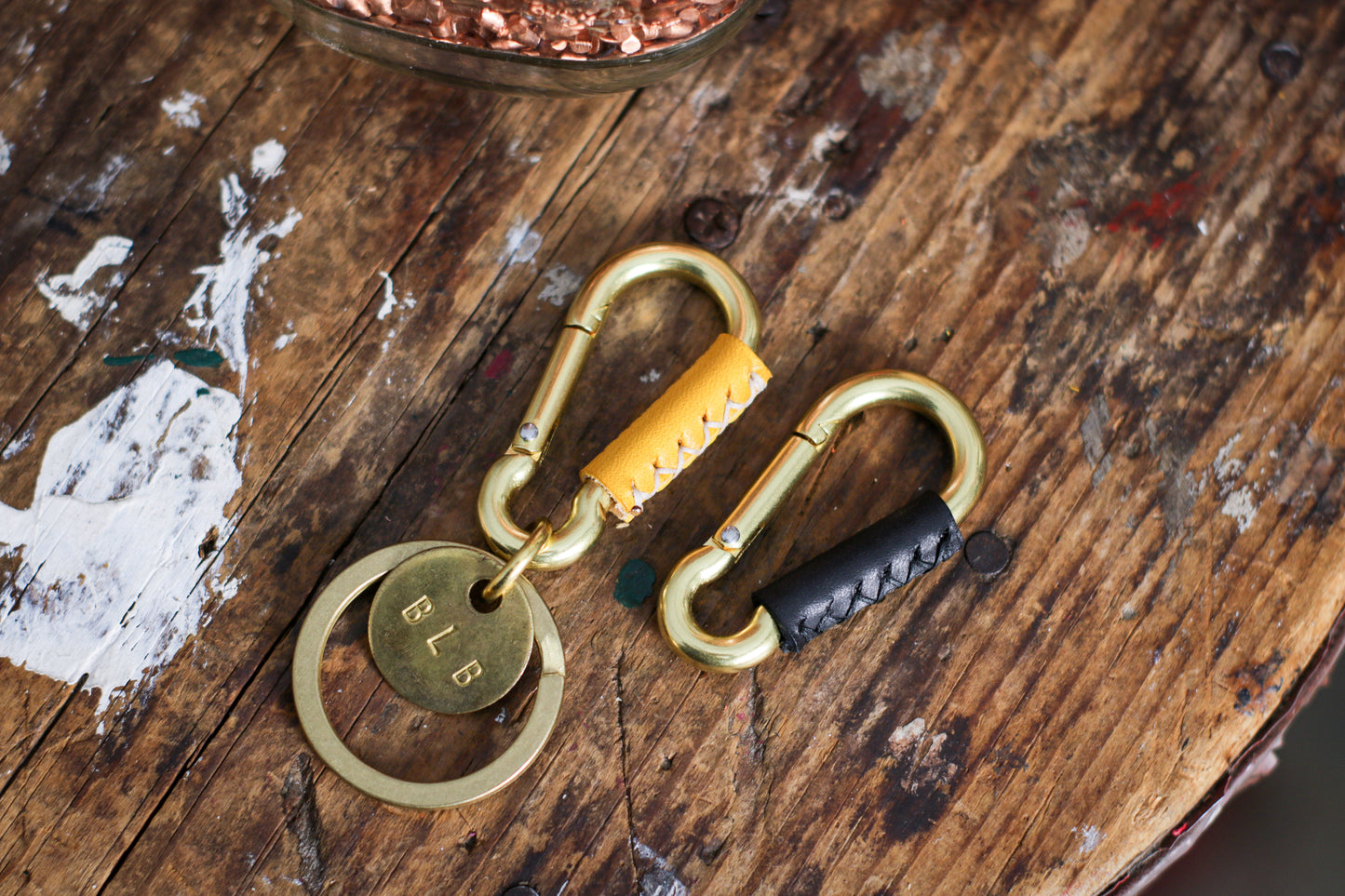 Solid Brass Carabiner Clip | + TOKEN