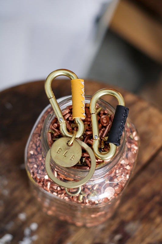 Solid Brass Carabiner Clip | + TOKEN