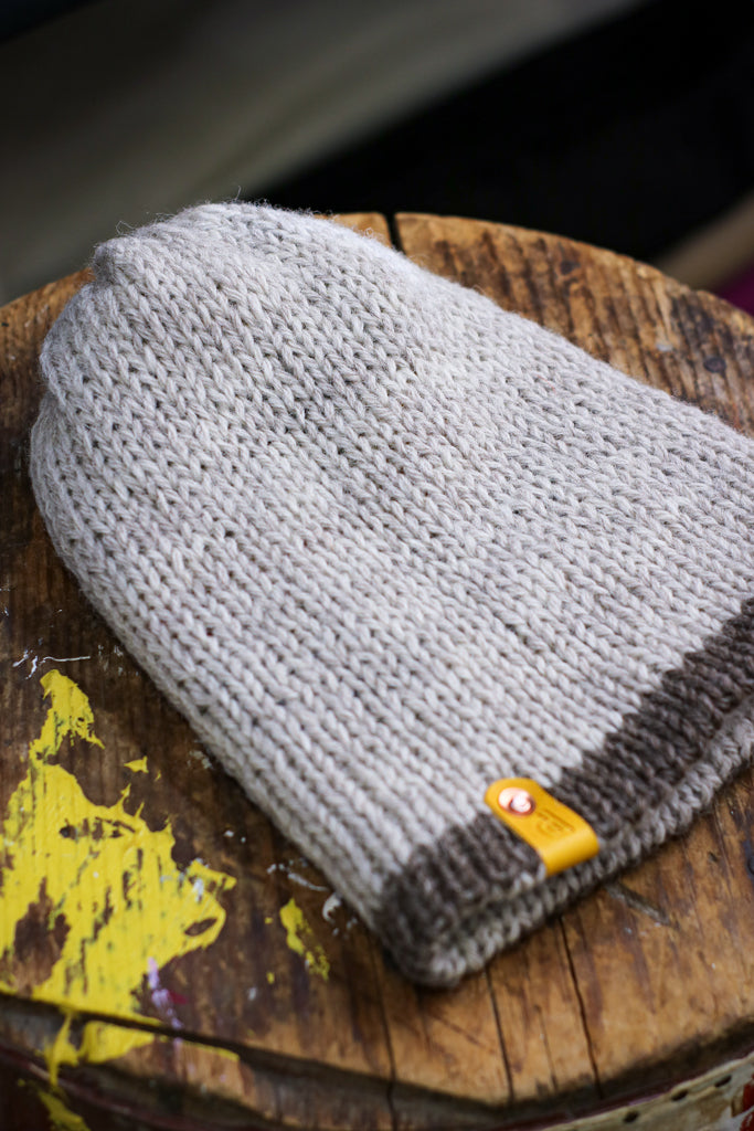 Knit Wool Watch Cap | & BUTTERFLIES