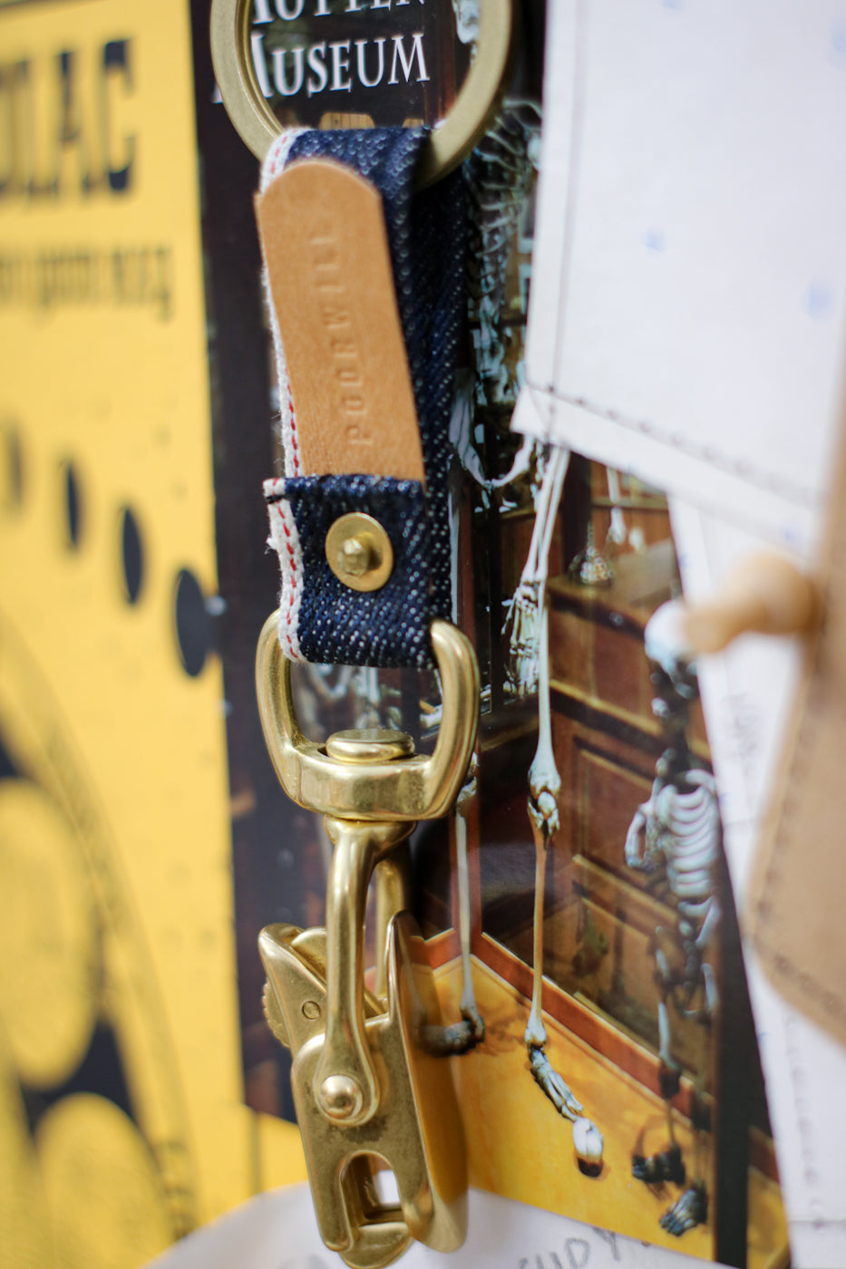 Big Teeth Denim Key Fob | CONE MILLS SELVEDGE DENIM
