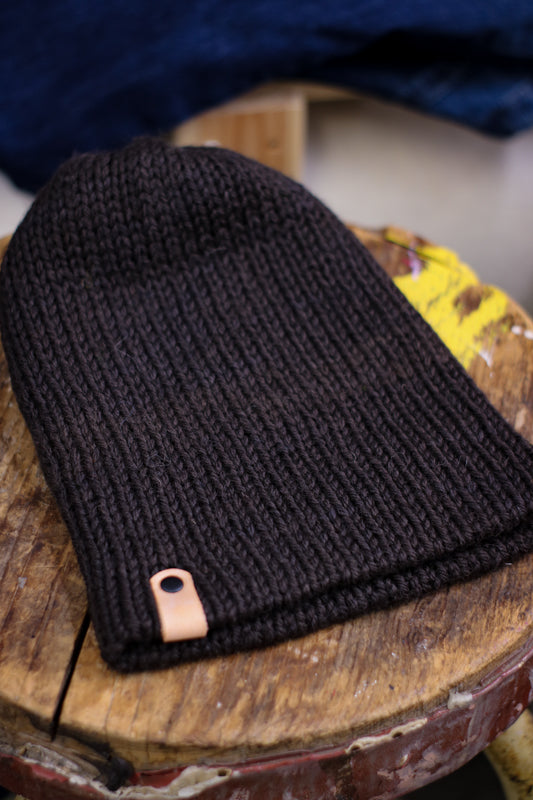 Knit Wool Watch Cap | INK BLOT