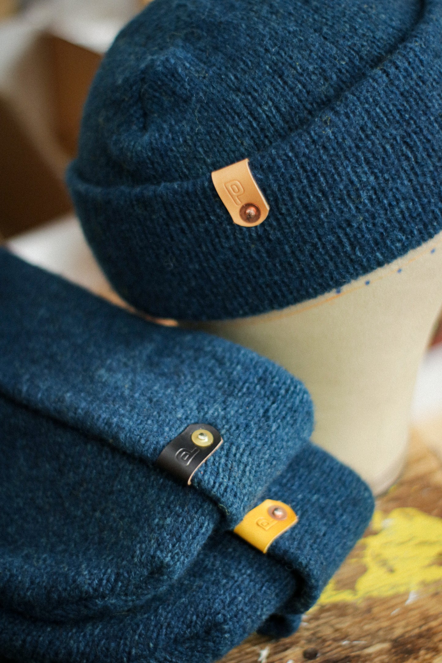 Wool Watch Cap | BLUE-ISH-GREEN-ISH INDIGO